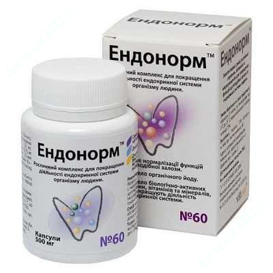 Изображение Эндонорм капсулы 0,5 г №60