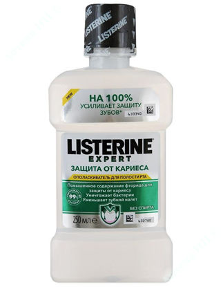 Изображение Ополаскиватель для ротовой полости Листерин Listerine expert защита от кариеса 250 мл