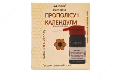  Зображення Віпіс аерозоль для горла настоянка прополісу та календули 31 г 
