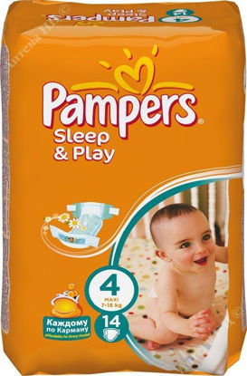  Зображення Підгузники дитячі Pampers Sleep&Play 7-14 кг №14 