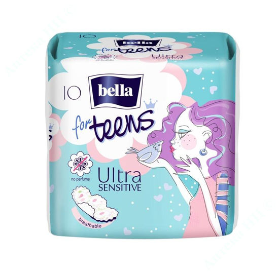 Изображение Прокладки гігієнічні Bella for Teens: Ultra Sensitiveextra soft (10 шт.)