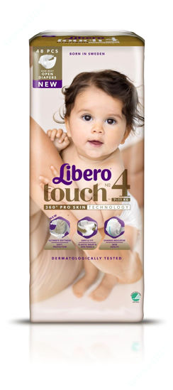  Зображення Підгузки дитячі Libero Touch 4 №48, (7-11кг) 