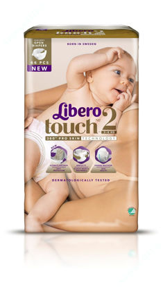  Зображення Підгузки дитячі Libero Touch 2 №66, (3-6кг) 