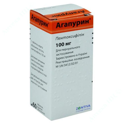  Зображення Агапурин др. 100 мг №60 
