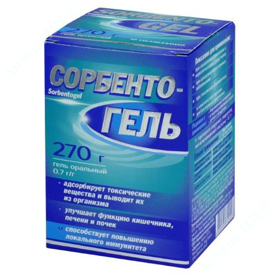 Изображение Сорбентогель гель оральный 07 г/г 270 г