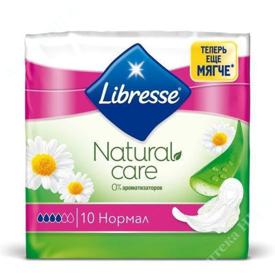  Зображення Прокладки жіночі гігієнічні Libresse Natural Care Нормал, №10 