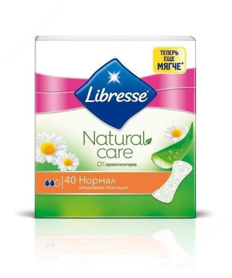  Зображення Прокладки жіночі гігієнічні щоденні Libresse Natural Care Нормал №40 