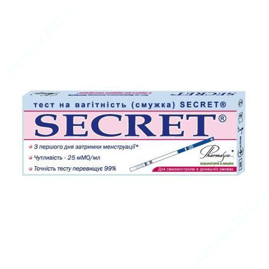 Изображение Тест на вагітність (смужка) SECRET®