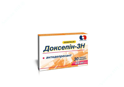 Изображение Доксепін-ЗН, капсули по 25 мг № 10х3