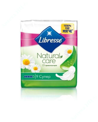 Изображение Прокладки Libresse Natural care гигиенические Ultra Super 9шт