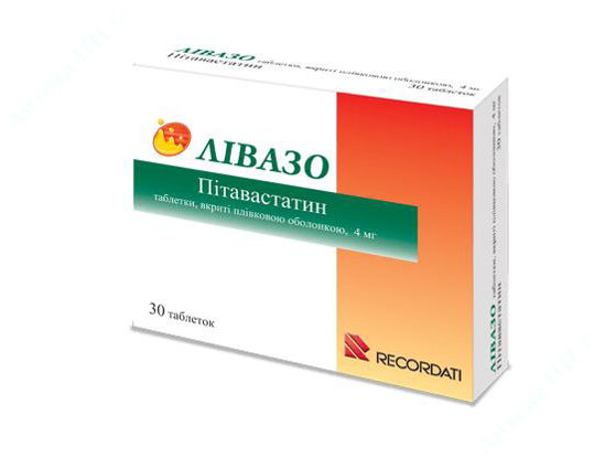  Зображення Лівазо табл. в/плів. оболонкой 4 мг блістер №30 RECORDATI (РЕКОРДАТТІ) 