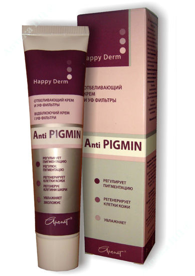  Зображення Happy Derm Anti PIGMIN крем 42 г туба № 1 