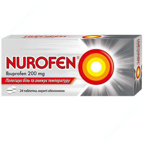 Изображение Нурофен таблетки 200 мг №24