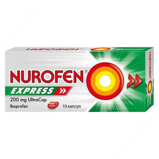 Изображение Нурофен экспресс ультракап капсулы 200 мг №10
