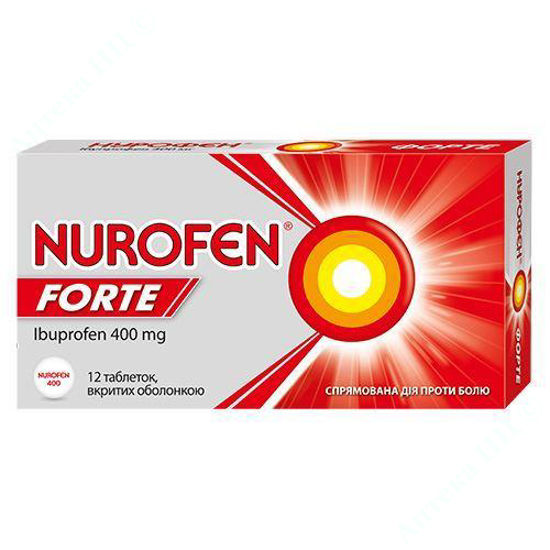  Зображення Нурофен форте таблетки 400 мг №12 