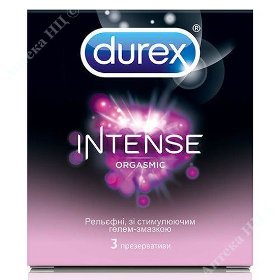  Зображення Презервативи Durex® Intense Orgasmic Дюрекс рельєфні №3 