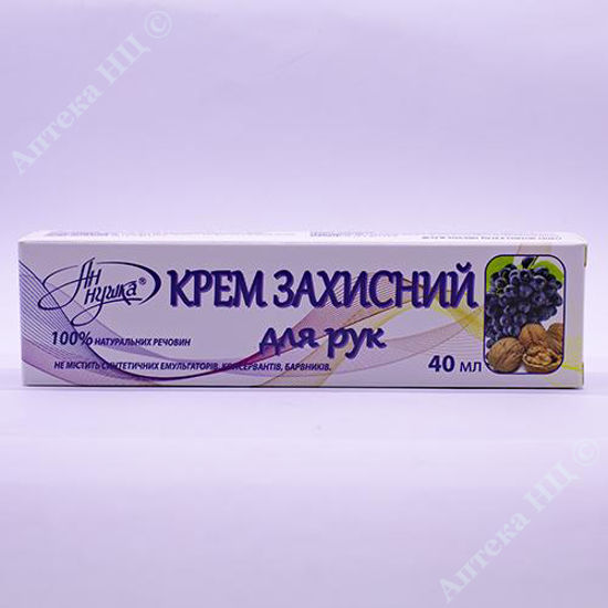 Изображение Крем косметический эмулсионный "Крем защитный для рук Анушка" 40 мл туба     № 1