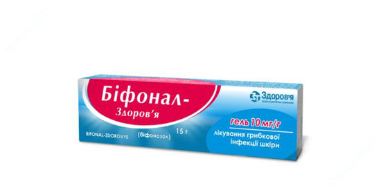  Зображення Біфонал-Здоров'я гель 1%  15 г Здоров"я 