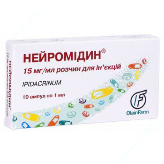  Зображення Нейромідин розчин для ін"єкцій 15 мг/мл 1 мл №10 ОЛФА 