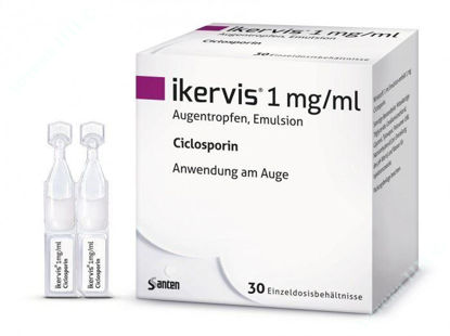  Зображення Ікервис краплі очні, суспензія 1 мг/мл тюбик-крап. № 30 