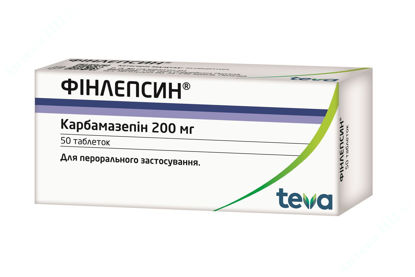 Изображение Финлепсин таблетки 200 мг №50