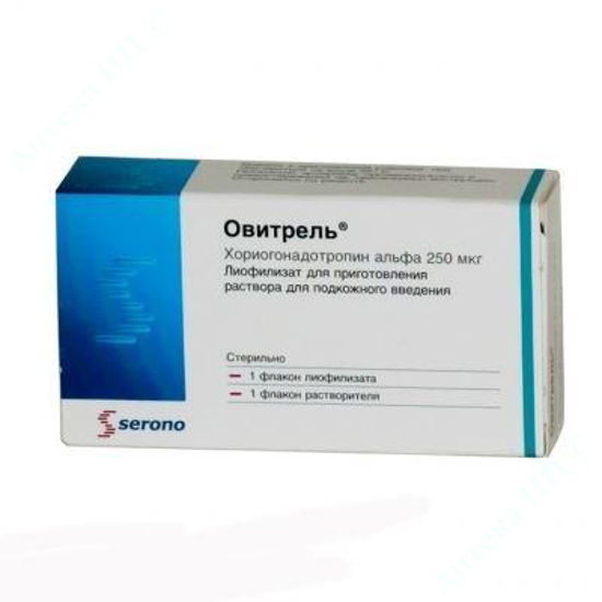  Зображення Овітрель розчин д/ін. 250 мкг/0,5 млпо 0,5 мл шприц №1 