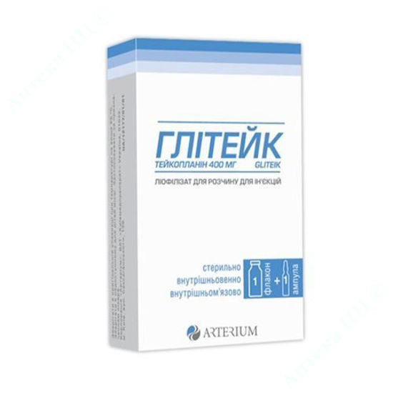  Зображення Глітейк ліофільний для розчину для ін'єкцій 400 мг 3,2 мл  