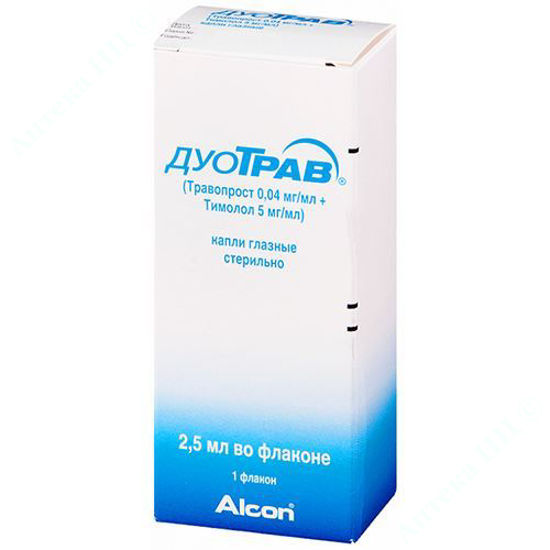  Зображення Дуотрав краплі очні 2,5 мл №1 