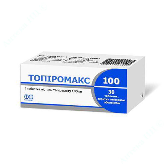 Изображение Топиромакс 100 таблетки 100 мг №30