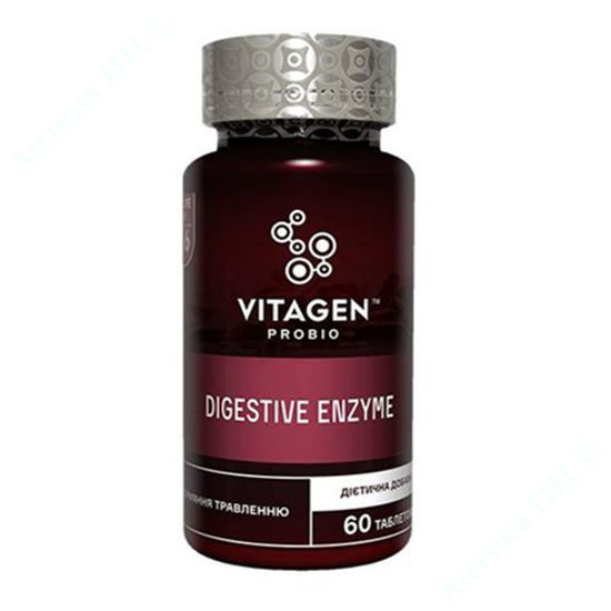  Зображення Вітаджен №16 VITAGEN Digestive Enzymes таблетки №60 