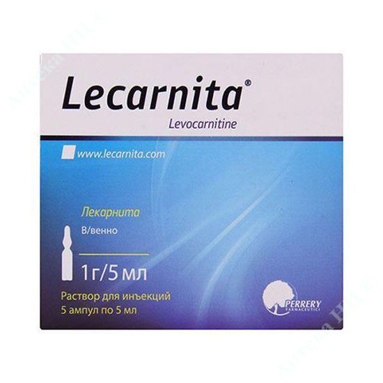  Зображення Лекарніта розчин для ін'єкцій 1 г/5 мл 5 мл №5 