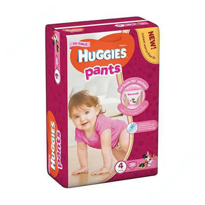  Зображення Трусики-підгузки Huggies Pants для дівчаток розмір 4 (9-14 кг) №36  