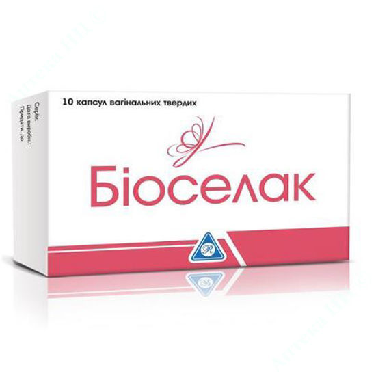  Зображення Біоселак капсули вагінальні тверді №10 