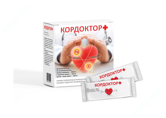  Зображення Кордоктор+ розчин оральний 15 мл №20 
