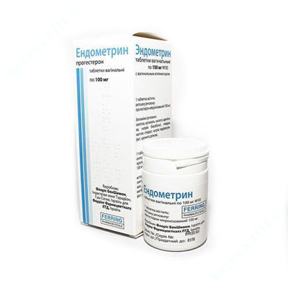 Зображення Ендометрин таблетки вагінальні 100 мг №6 