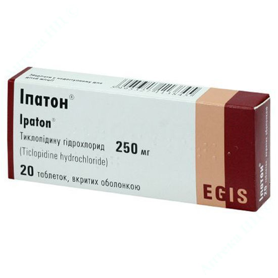  Зображення Іпатон таблетки 250 мг №20 