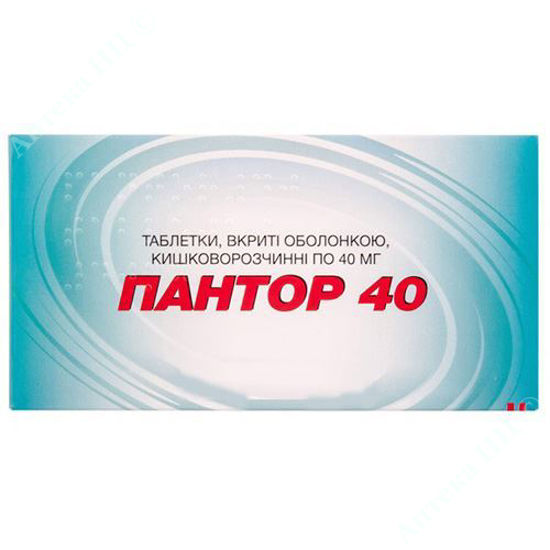 Изображение Пантор 40 таблетки 40 мг №30