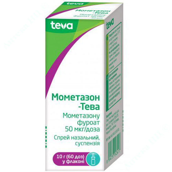 Зображення Мометазон-Тева спрей назальна суспензія 50 мкг/доза 60 доз №1 