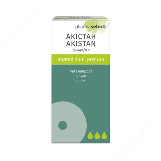  Зображення Акістан краплі очні 50 мкг/мл 2,5 мл №1 