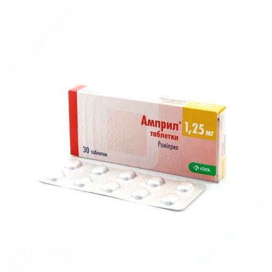 Изображение Амприл таблетки 1,25 мг №30
