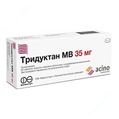  Зображення Тридуктан МВ таблетки 35 мг  №60 Асіно Україна 