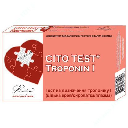  Зображення Тест-система на визначення тропоніну CITO TEST Troponin I №1 