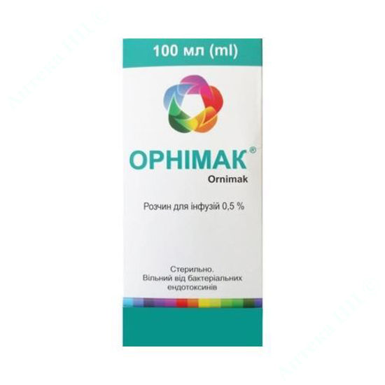  Зображення Орнімак розчин для інфузій 0,5% №1 