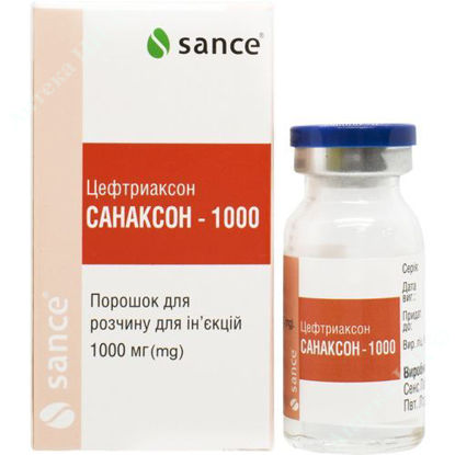  Зображення Санаксон-1000 порошок для розчину для ін’єкцій 1000 мг №1 