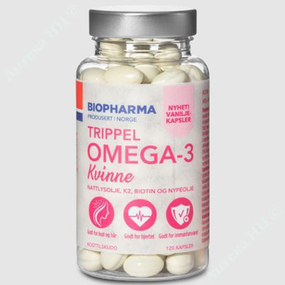  Зображення Trippel Omega-3 Kvinne капсули №120 