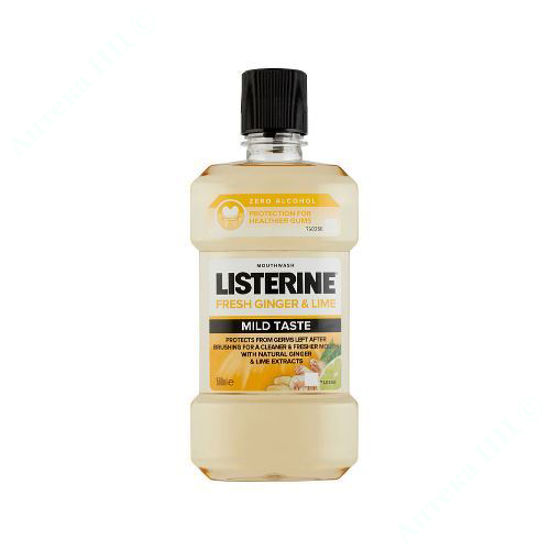  Зображення Ополіскувач для ротової порожнини LISTERINE Свіжість Імбиру та Лайму 250 мл    