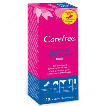  Зображення Прокладки CAREFREE FLEXFORM FRESH №18 