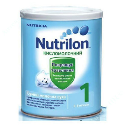  Зображення Суміш молочна дитяча Нутриція NUTRILON (Нутрилон) Кисломолочний 1 (з 0 до 6 місяців) 400 г 
