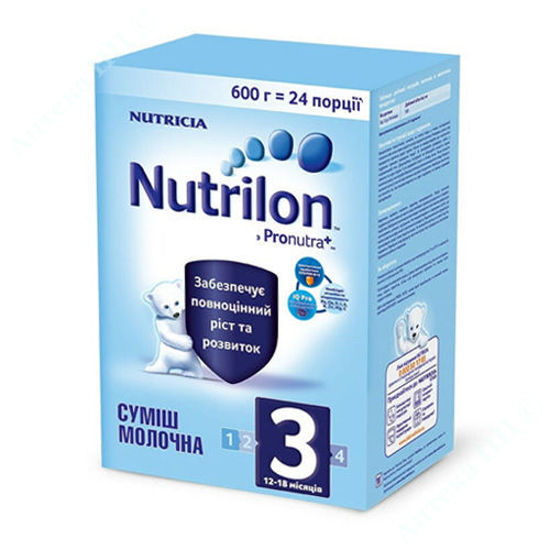  Зображення Суміш молочна дитяча Нутриція NUTRILON (Нутрилон) 3 з 12 до 18 місяців 600 г 