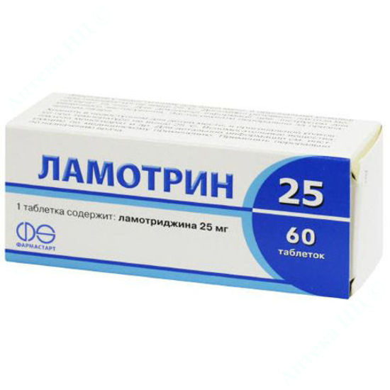 Изображение Ламотрин 25 таблетки 25 мг №60